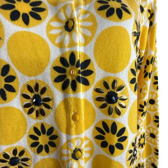 Charter Club Sunflower Cardigan Button Down Sweater - Picture 10 of 10